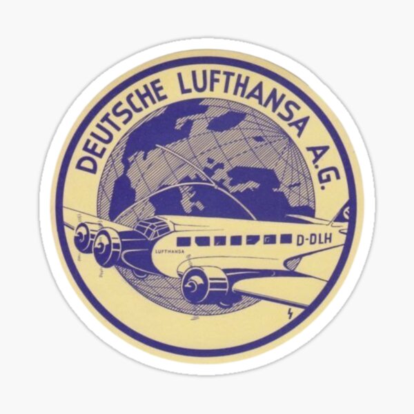 Item preview, Deutsche Lufthansa Vintage Luggage Tag designed and sold by FutureTraveller.