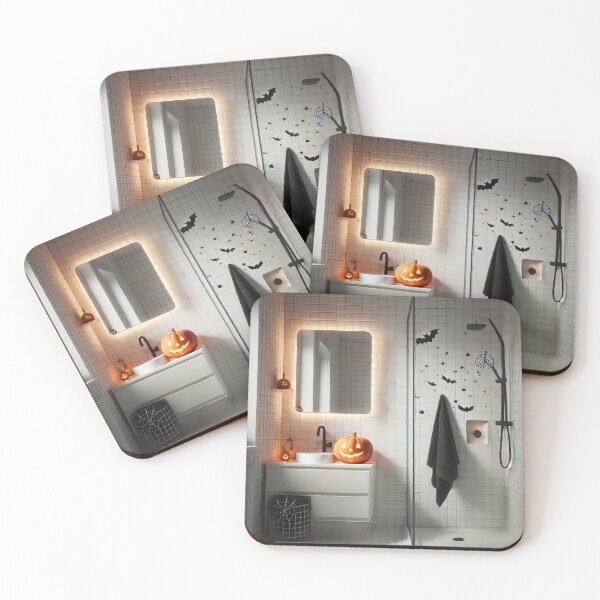 Item preview, Halloween-themed bathroom designed and sold by Thanabordee.