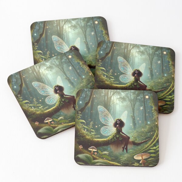 Item preview, Fairy with mushrooms designed and sold by ValerieStOnge.