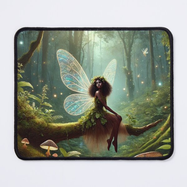 Item preview, Fairy with mushrooms designed and sold by ValerieStOnge.