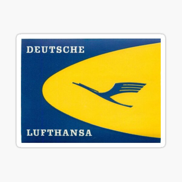 Artikel-Vorschau von Retro Vintage Deutsche Lufthansa, designt und verkauft von FutureTraveller.