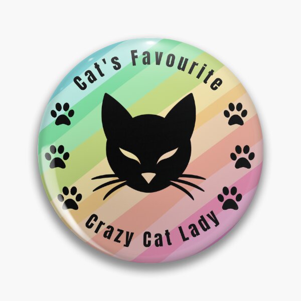 Item preview, Cats Favourite Crazy Cat Lady Colour designed and sold by MoonMonkeyNbear.