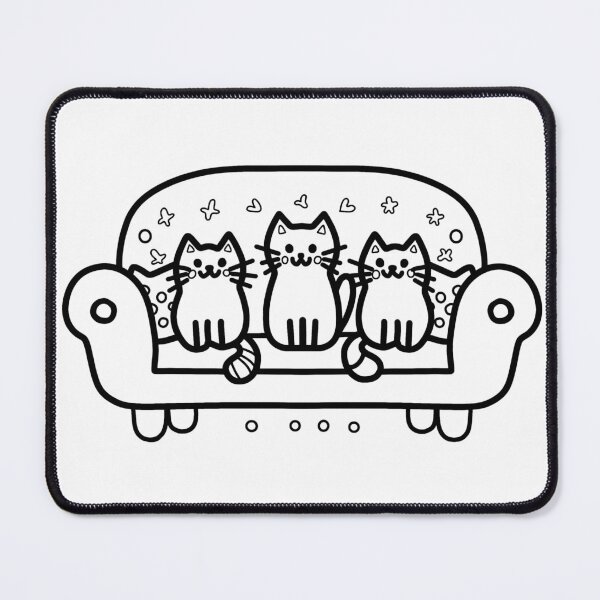 Item preview, KittyKat - Kittens on a Sofa designed and sold by KittyKatCats.