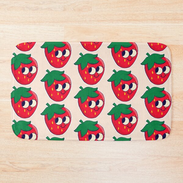 Item preview, smiling strawberry designed and sold by zoemei.