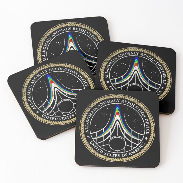 Item preview, All-Domain Anomaly Resolution Office (AARO) Insignia / Department of Defense UFO Investigation office - GRUNGE designed and sold by Dan Zetterström.