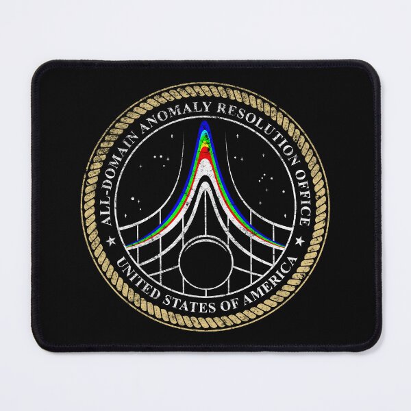 Item preview, All-Domain Anomaly Resolution Office (AARO) Insignia / Department of Defense UFO Investigation office - GRUNGE designed and sold by Dan Zetterström.