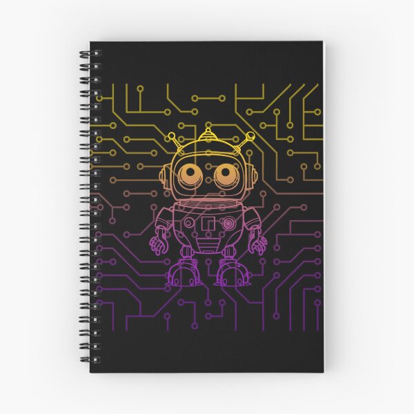 Aperçu de l'œuvre Graphique de robot et de circuit imprimé, drapeau de la fierté intersexe, science-fiction, robot, dessin animé, techy, circuit imprimé, science, robot coloré, robot lgbtq, robot de la fierté, créée et vendue par PrideBeProud.