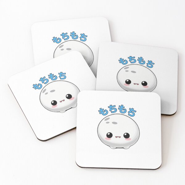 Item preview, Cute Mochi Sticker – Kawaii Squishy Japanese Food Art for Laptops, Water Bottles, and Journals designed and sold by MarkLines.