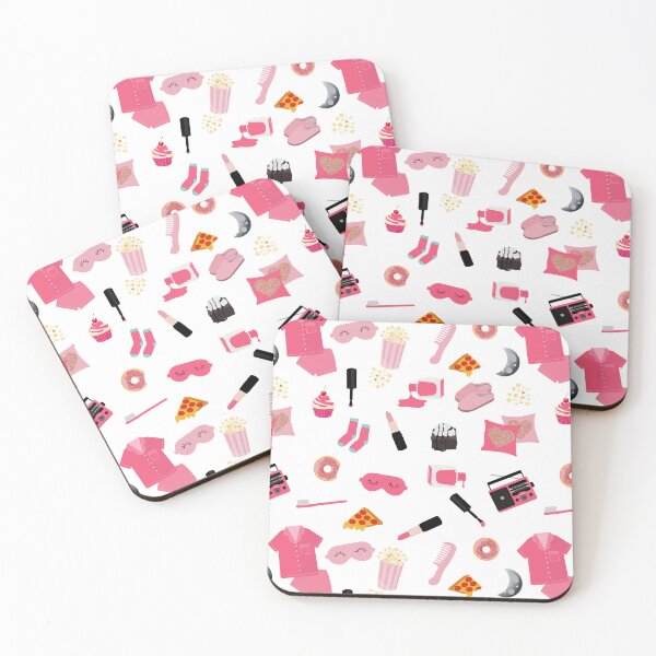 Item preview, Slumber Party Pink Girl Kids Pattern designed and sold by idovedesign.
