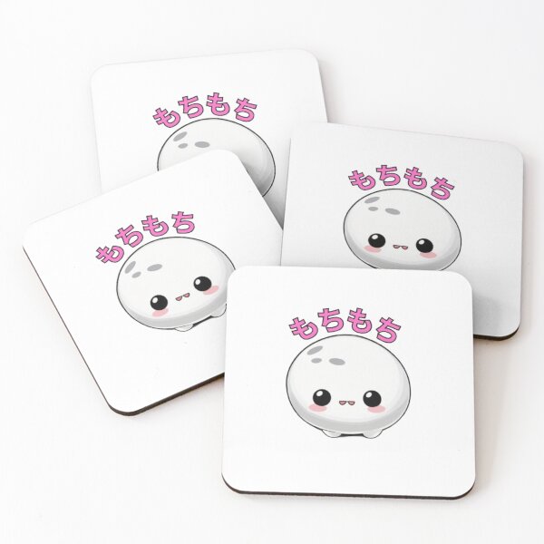 Item preview, Cute Mochi Sticker – Kawaii Squishy Japanese Food Art for Laptops, Water Bottles, and Journals designed and sold by MarkLines.