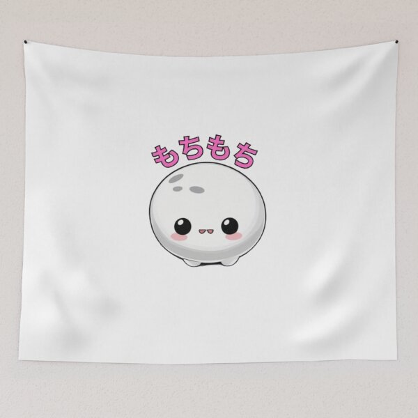 Item preview, Cute Mochi Sticker – Kawaii Squishy Japanese Food Art for Laptops, Water Bottles, and Journals designed and sold by MarkLines.