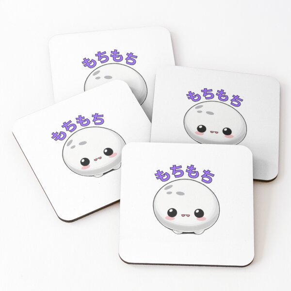 Item preview, Cute Mochi Sticker – Kawaii Squishy Japanese Food Art for Laptops, Water Bottles, and Journals designed and sold by MarkLines.