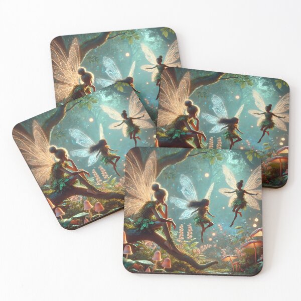 Item preview, 3 fairies in the forest designed and sold by ValerieStOnge.