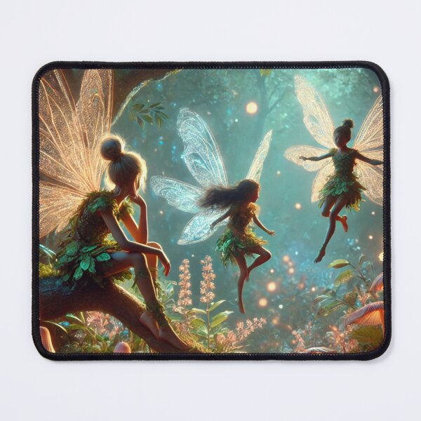 Item preview, 3 fairies in the forest designed and sold by ValerieStOnge.