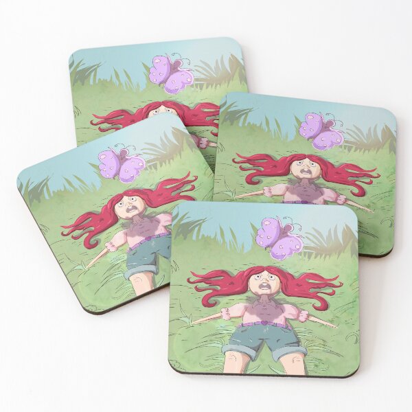 Item preview, girl lying in the grass designed and sold by diyuh0.