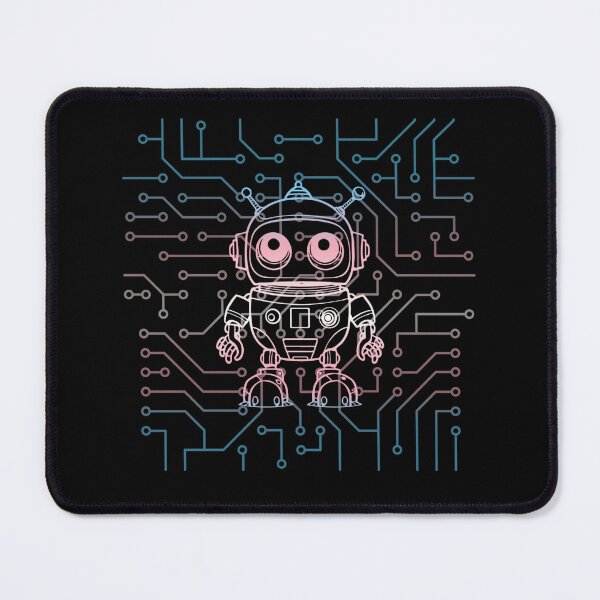Item preview, Robot and circuit board graphic, Transexual pride Flag, sci-fi, robot, cartoon, techy, circuit board, science, colorful robot, lgbtq robot, pride robot, designed and sold by PrideBeProud.