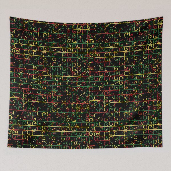 Item preview, Rasta Letters designed and sold by Abstract-Color.