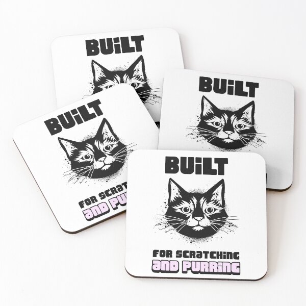 Item preview, Built for scratching...and purring designed and sold by FirstTimeTees.