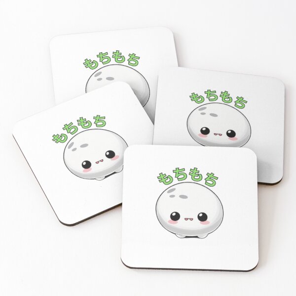 Item preview, Cute Mochi Sticker – Kawaii Squishy Japanese Food Art for Laptops, Water Bottles, and Journals designed and sold by MarkLines.
