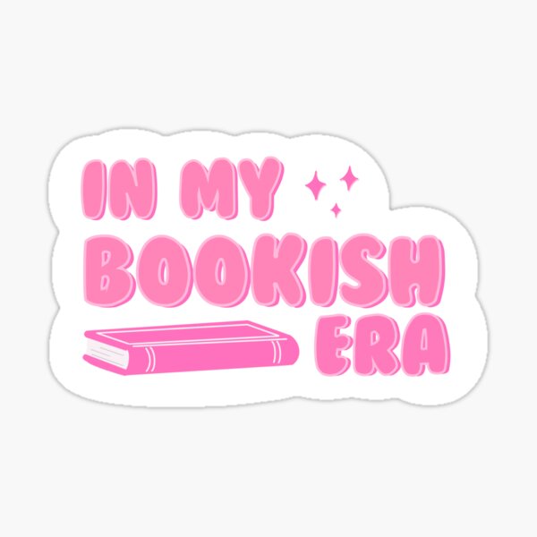 Artikel-Vorschau von In meiner Bücherära / Pink Booktok Sticker Bookish Kindle Tbr, designt und verkauft von thelmagraphics.