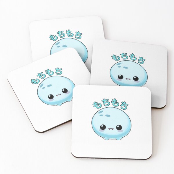 Item preview, Cute Mochi Sticker Blue – Kawaii Squishy Japanese Food Art for Laptops, Water Bottles, and Journals designed and sold by MarkLines.