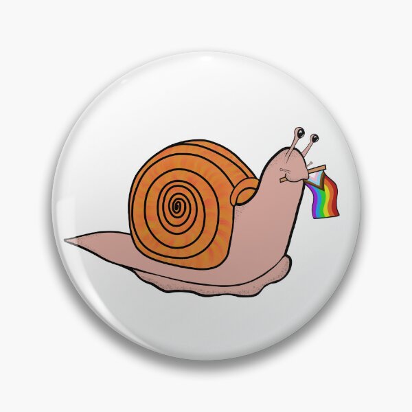 Item preview, Herbert The Snail  designed and sold by ProudPuffinArt.