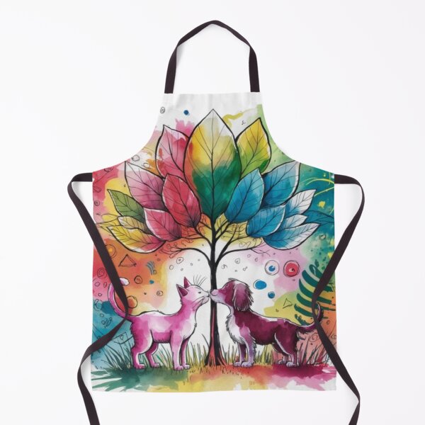 Item preview, A Cat and a Dog Beyond Boundaries designed and sold by NtoikeShop123.