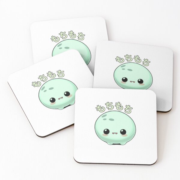Item preview, Cute Mochi Sticker – Kawaii Squishy Japanese Food Art for Laptops, Water Bottles, and Journals Green designed and sold by MarkLines.