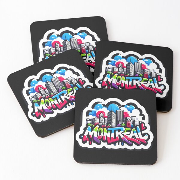 Item preview, Montreal Graffiti Skyline designed and sold by PinUpPizzazz.