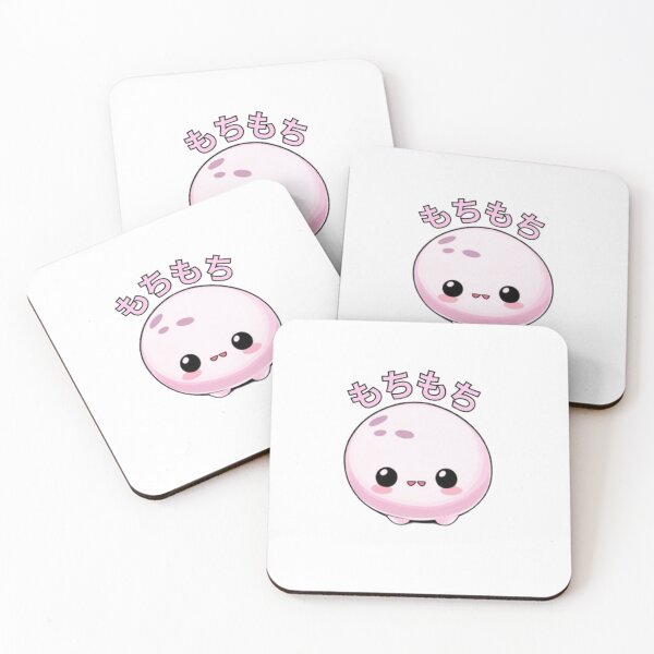 Item preview, Cute Mochi Sticker – Kawaii Squishy Japanese Food Art for Laptops, Water Bottles, and Journals Pink designed and sold by MarkLines.