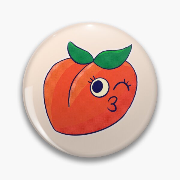 Item preview, smiling peach designed and sold by zoemei.