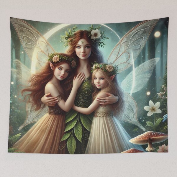 Item preview, Fairy mother with daughters designed and sold by ValerieStOnge.