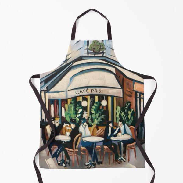 Artikelvorschau, Pariser Café-Glückseligkeit – Das Herz der französischen Freizeit einfangen. Kunst von Carraann entworfen und verkauft von CARRAANN.