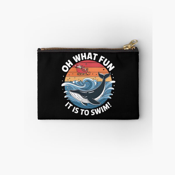 Item preview, Oh What Fun It Is To Swim Christmas Whale Funny Gifts for Christmas designed and sold by KedzikDesigns.