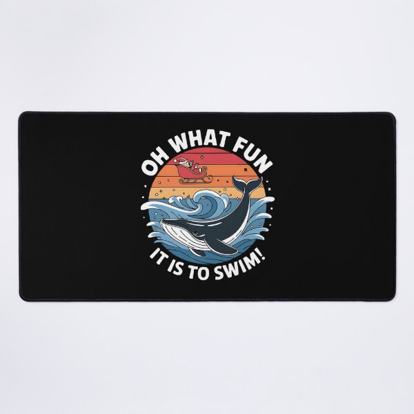 Item preview, Oh What Fun It Is To Swim Christmas Whale Funny Gifts for Christmas designed and sold by KedzikDesigns.