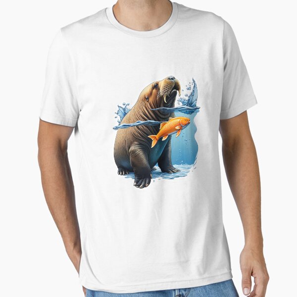 Item preview, Fishing Walrus designed and sold by Bunmigraphics .
