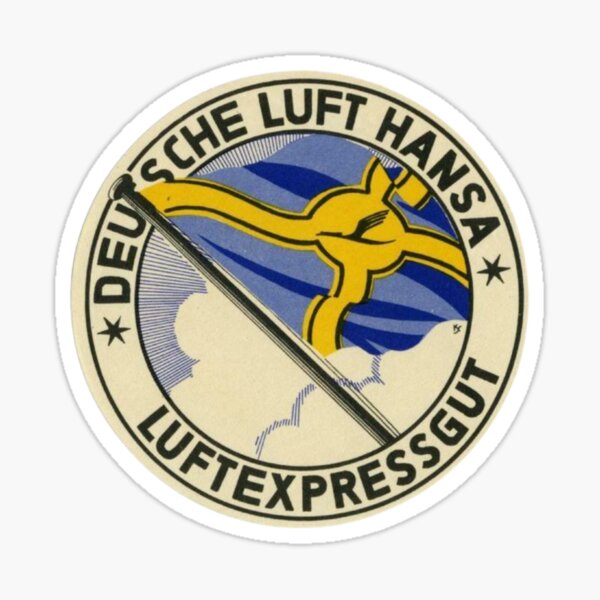Item preview, Deutsche Lufthansa Vintage Luggage Tag designed and sold by FutureTraveller.