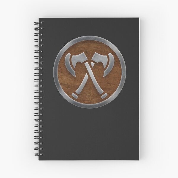 Item preview, Crossed Axes Symbol - Wood and Steel designed and sold by gm-lazarus.