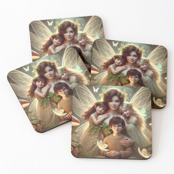 Item preview, Fairy mother with son and daughters designed and sold by ValerieStOnge.