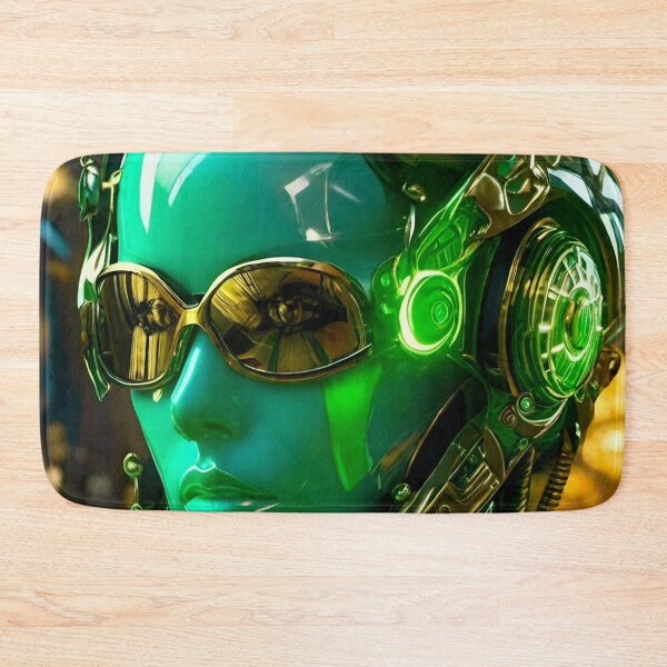 Item preview, Jade Cyborg Dreams - Sci Fi Art concept designed and sold by Delerat7.