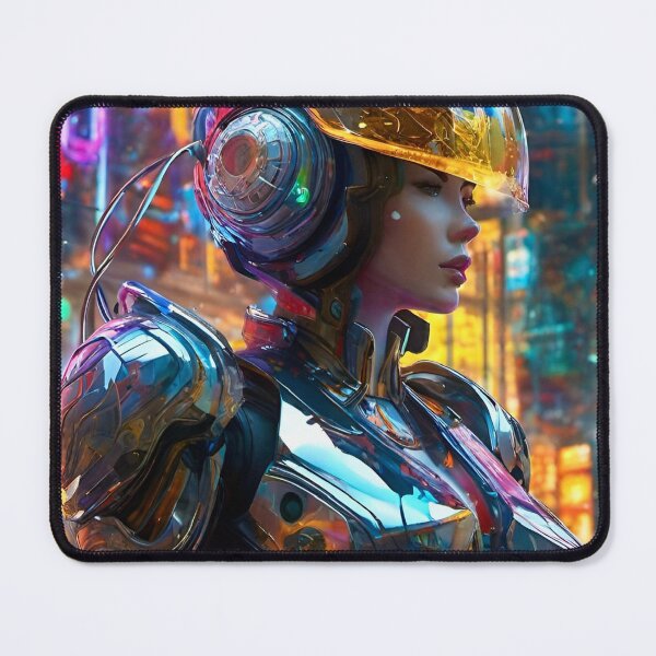 Item preview, Cyberpunk Peacekeeper - Sci Fi Art concept designed and sold by Delerat7.
