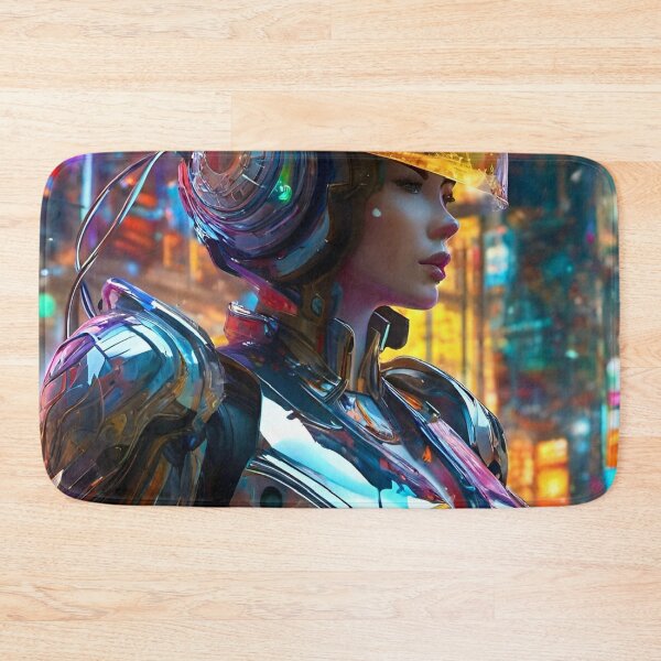 Item preview, Cyberpunk Peacekeeper - Sci Fi Art concept designed and sold by Delerat7.