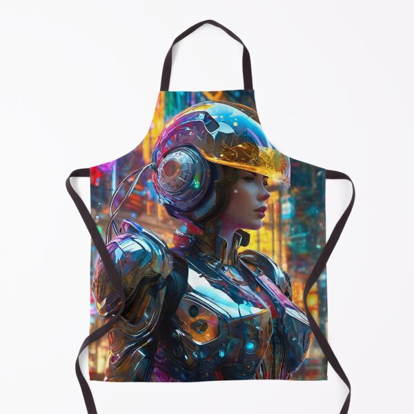 Item preview, Cyberpunk Peacekeeper - Sci Fi Art concept designed and sold by Delerat7.