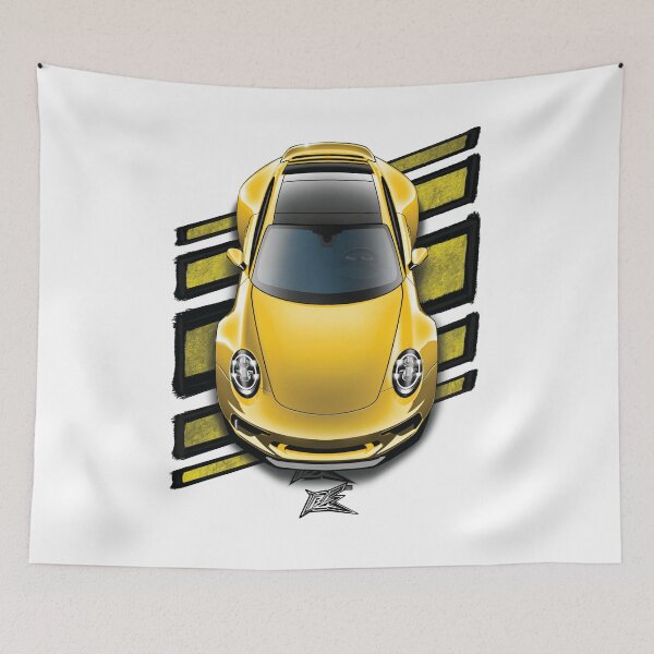 Item preview, 911 992 widebody yellow  designed and sold by NaquashM.