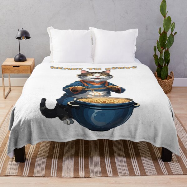 Item preview, Funny cat cooking ramen. Ready to serve!! designed and sold by LOveStOrSidE.