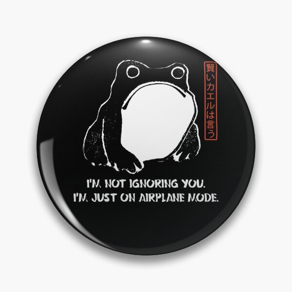 Item preview, Grumpy Frog says: I'm not ignoring you... * funny text  designed and sold by Kraftees.