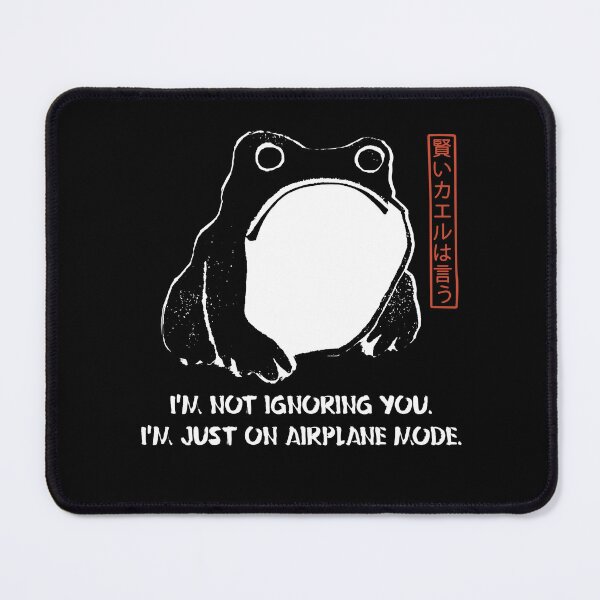Item preview, Grumpy Frog says: I'm not ignoring you... * funny text  designed and sold by Kraftees.
