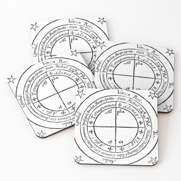 Item preview, Heptameron Magic Circle for Protection designed and sold by Earth Nature Creations.