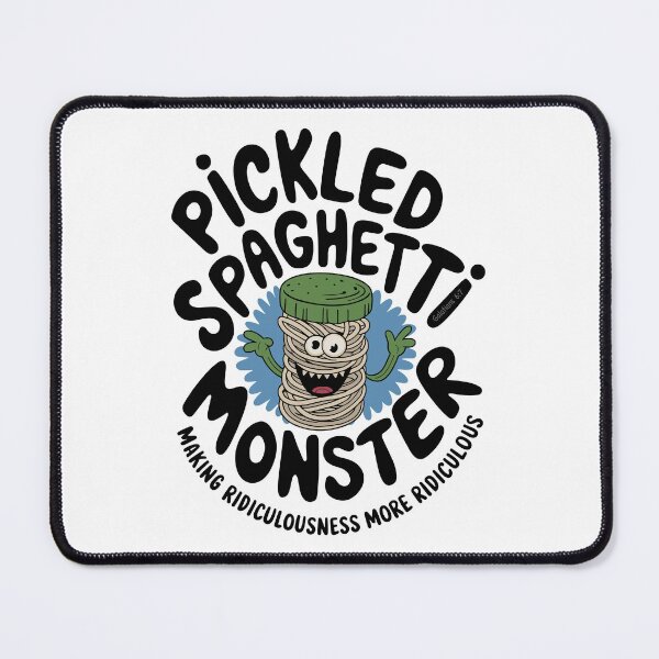 Item preview, Pickled Spaghetti Monster (Black Text) designed and sold by TrueElevation.