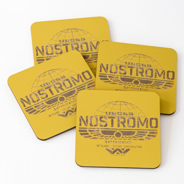 Item preview, Nostromo/Weyland Distressed logo design designed and sold by Iiswaz.